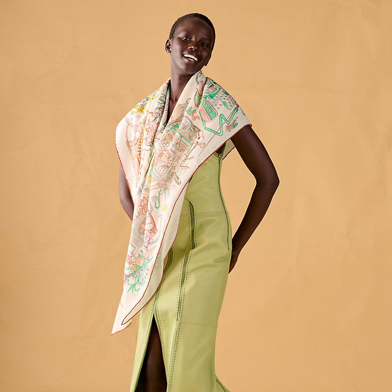 Le Monde d'Hermès shawl 140