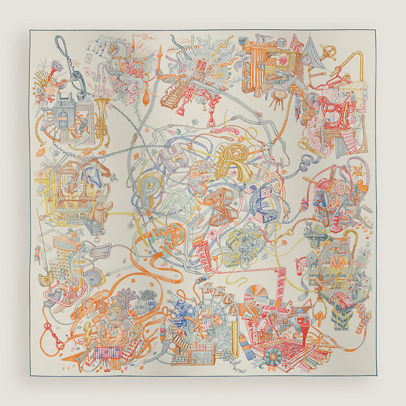 Le Monde d'Hermès shawl 140
