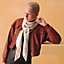 Le Pegase d'Hermès scarf 140, View: Worn, worn, view 2 of 3