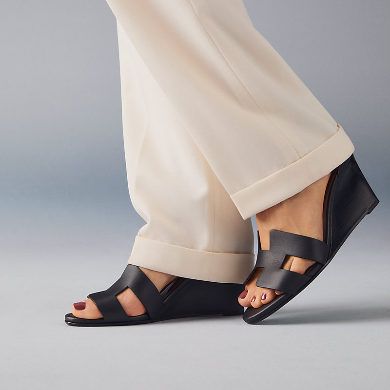 hermes wedge sandals