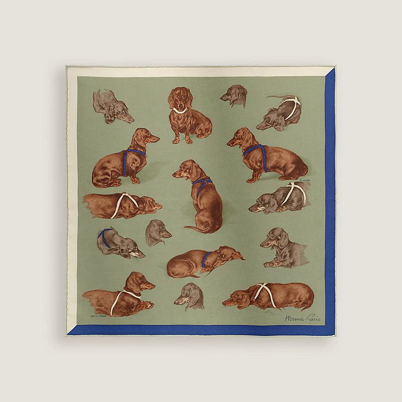 Les Bassets scarf 45