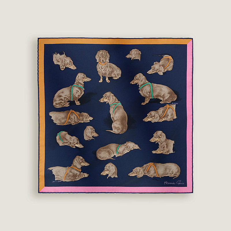 Les Bassets scarf 45