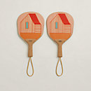 View: front, Les Cabanes set of 2 beach rackets