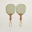 View: front, Les Cabanes set of 2 beach rackets