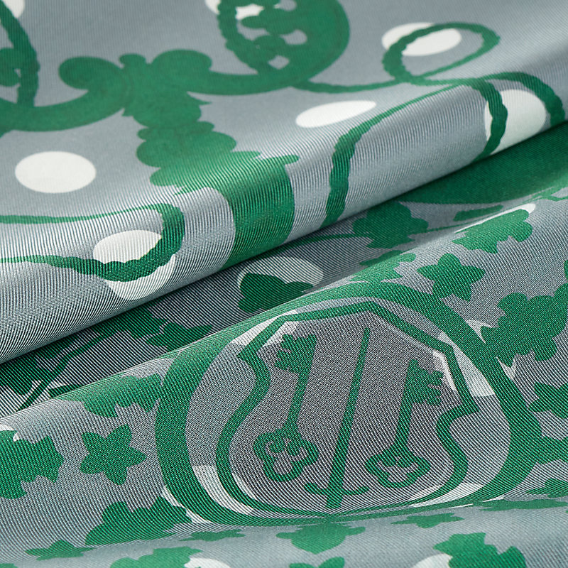 Les Cles double face scarf 90, View: , view 7 of 7