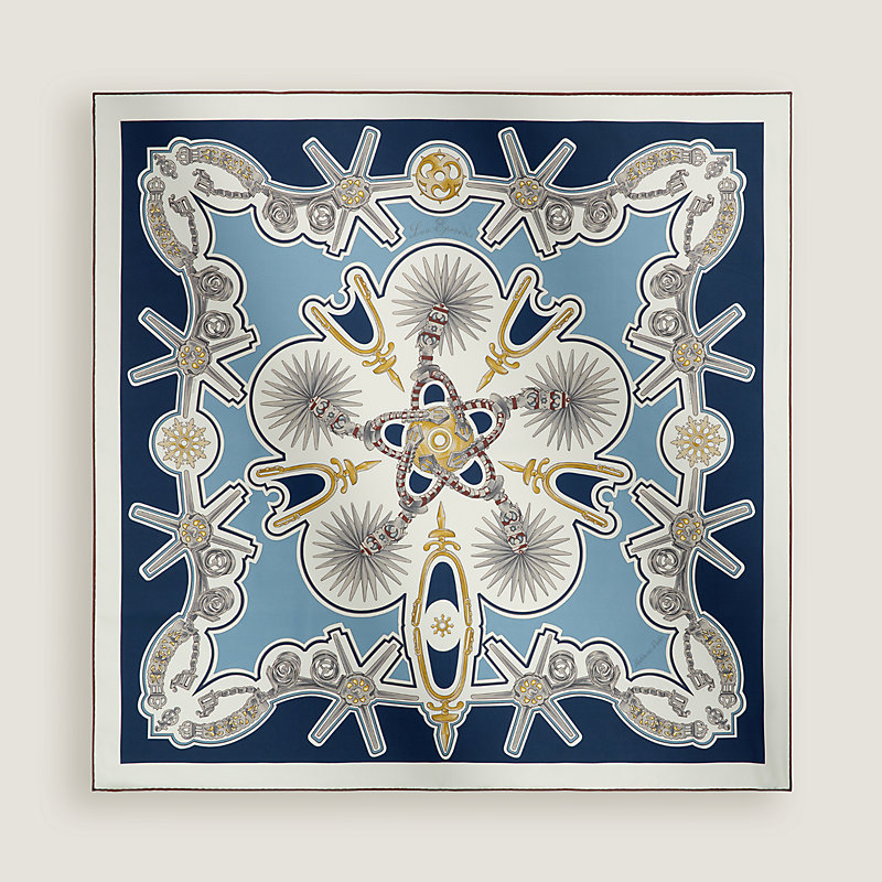 Les Eperons double face scarf 90