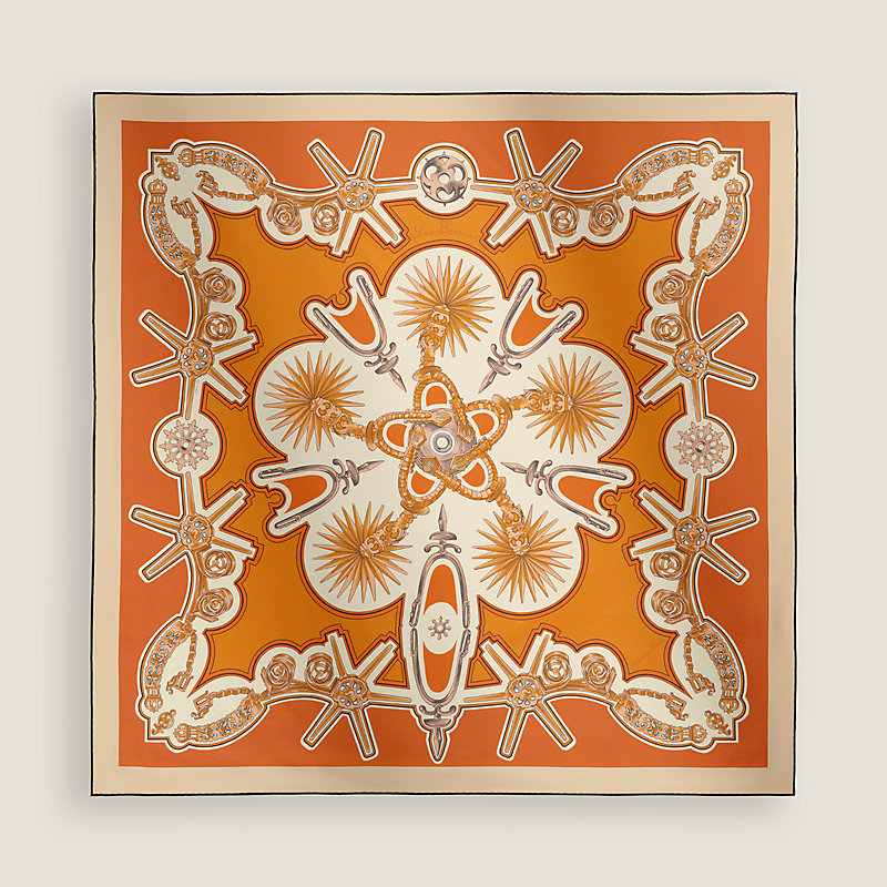 Les Eperons double face scarf 90