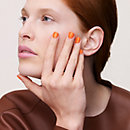 View: Worn, Les Mains Hermès, Nail polish, Orange Boîte