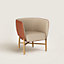 Les Necessaires d'Hermes "cabriolet" chair, View: Worn, worn, view 1 of 2