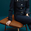 Les Necessaires d'Hermès "carre d'assise" low stool, high model 65, View: Worn, worn, view 2 of 3