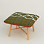 Les Necessaires d'Hermès "carre d'assise" low stool, high model 65, View: front, front, view 1 of 2