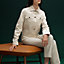 Les Necessaires d'Hermès "carre d'assise" low stool, high model 85, View: Worn, worn, view 3 of 4