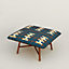 Les Necessaires d'Hermès "carre d'assise" low stool, high model 85, View: front, front, view 1 of 2