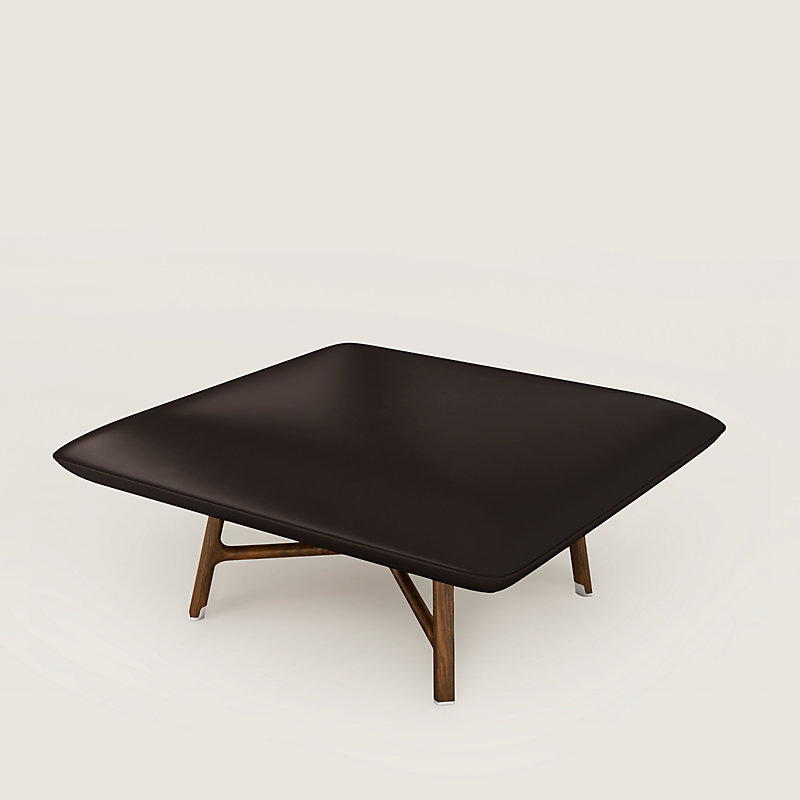 Les Necessaires d'Hermès "carre d'assise" low stool, medium model