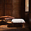 Les Necessaires d'Hermès "carre d'assise" low stool, medium model 85, View: Worn, worn, view 3 of 3