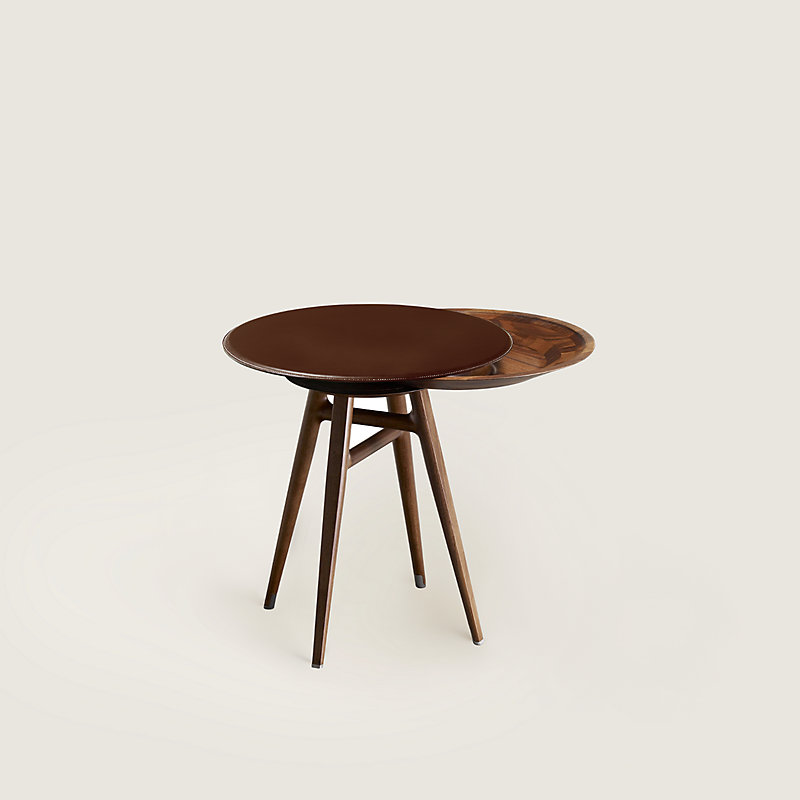 Les Necessaires d'Hermès "hide-and-seek" stool-table, small model