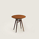 View: Worn, Les Necessaires d'Hermes "table a cachette" stool-table, small model.