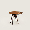 View: Worn, Les Necessaires d'Hermes "table a cachette" stool-table, small model.