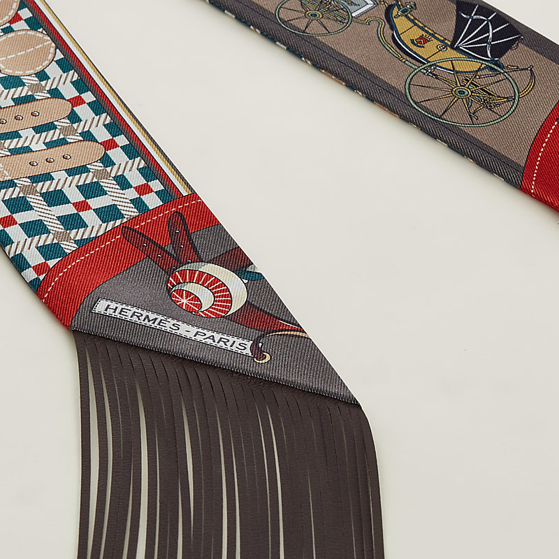 Les Voitures Nouvelles leather fringes Twilly, View: , view 3 of 3