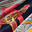 View: Detail, Lettres Equestres shawl 140