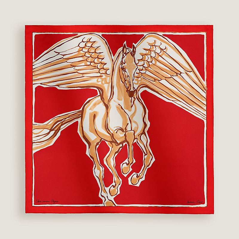 Libre Comme Pegase scarf 90