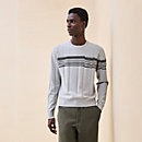 View: Worn, "Lignes brisees" crewneck sweater