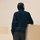 View: Worn, "Lignes brisees" full-zip sweater