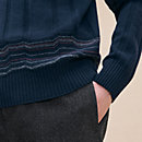 View: Worn, "Lignes brisees" full-zip sweater