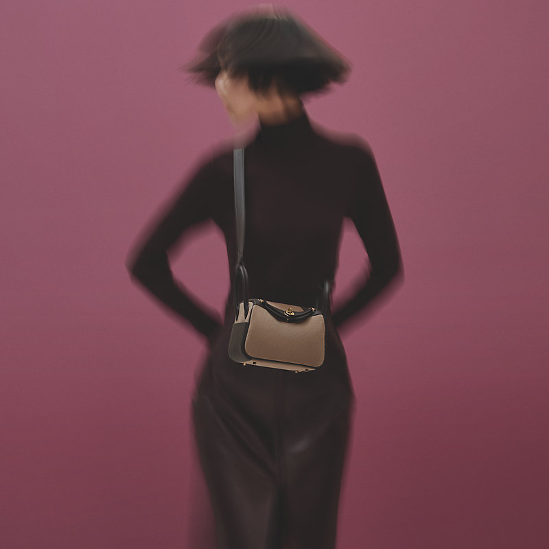 Lindy II Toile & Cuir迷你手提包