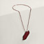 Lips necklace, view 2 of 2