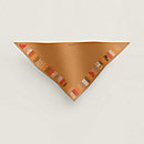 View: Flat, Liste au Bloc embroidered triangle scarf