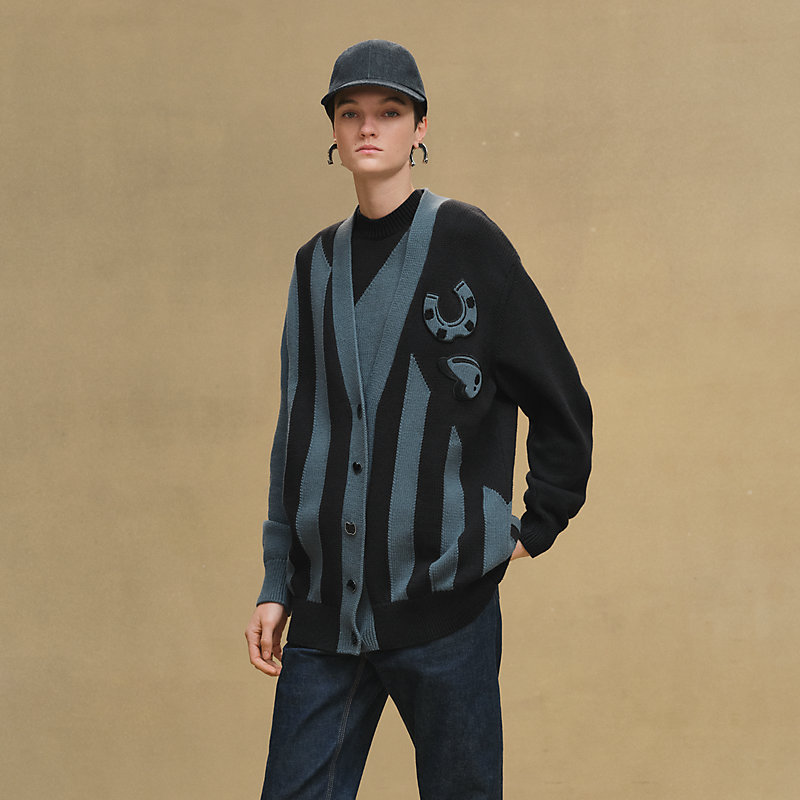 Long-sleeve long cardigan