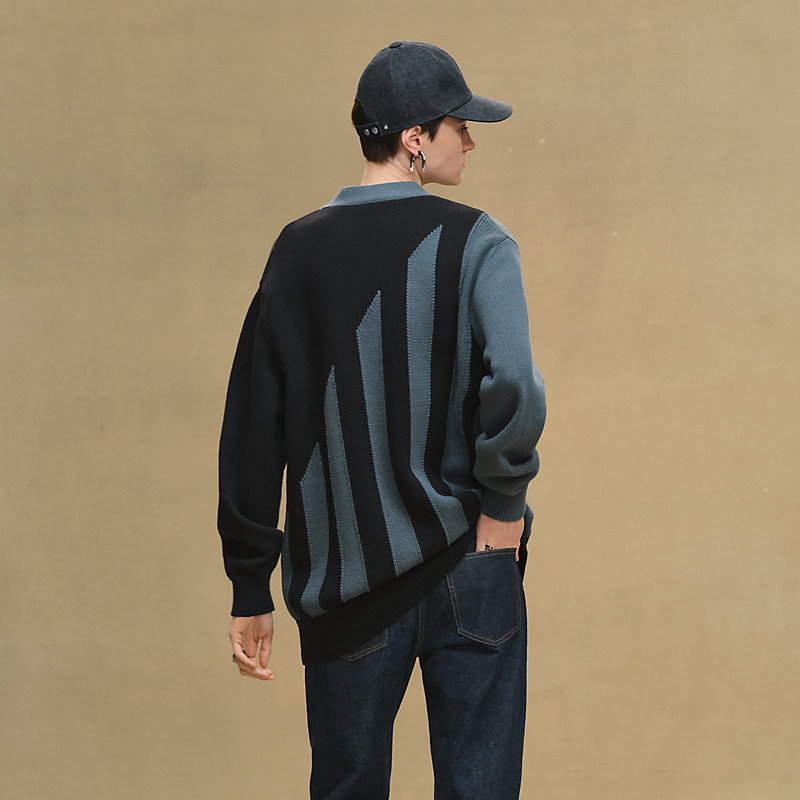Long-sleeve long cardigan