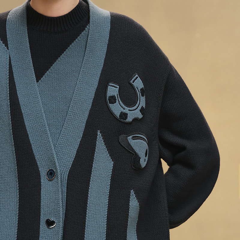 Long-sleeve long cardigan