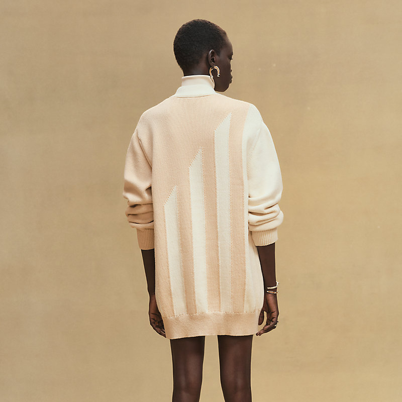Long-sleeve long cardigan