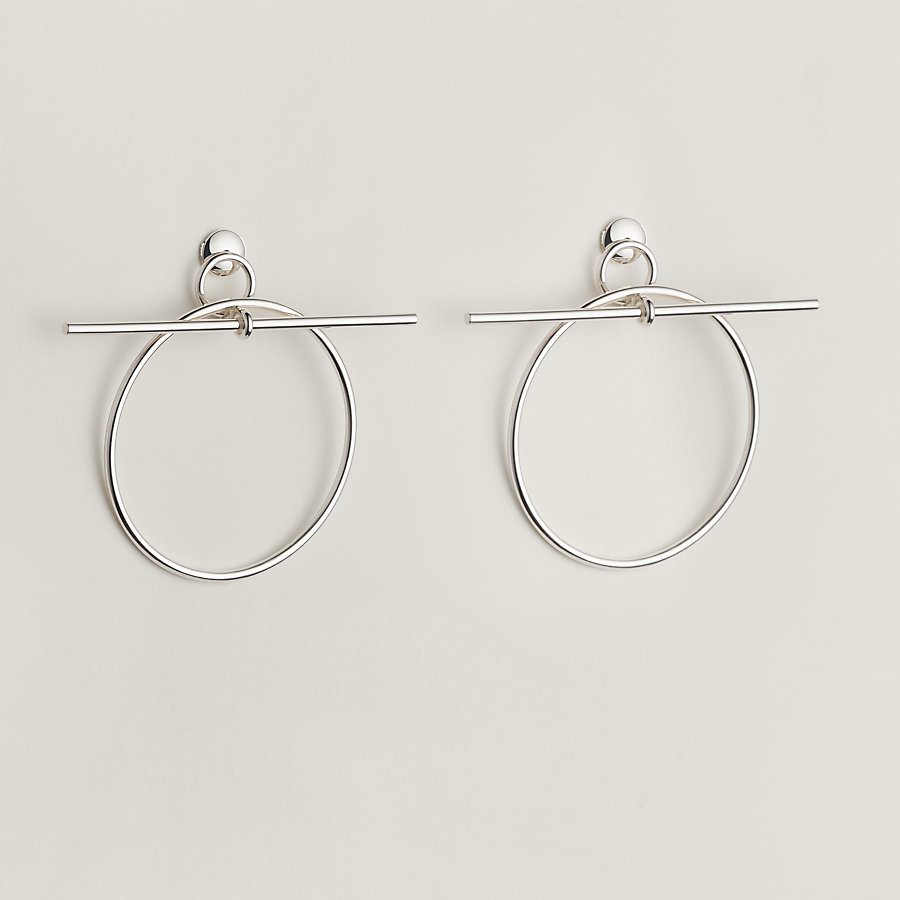 Loop earrings, medium model