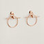 View: Worn, Loop earrings, small model