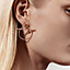 Loop earrings, small model, View: Worn, worn, view 3 of 3