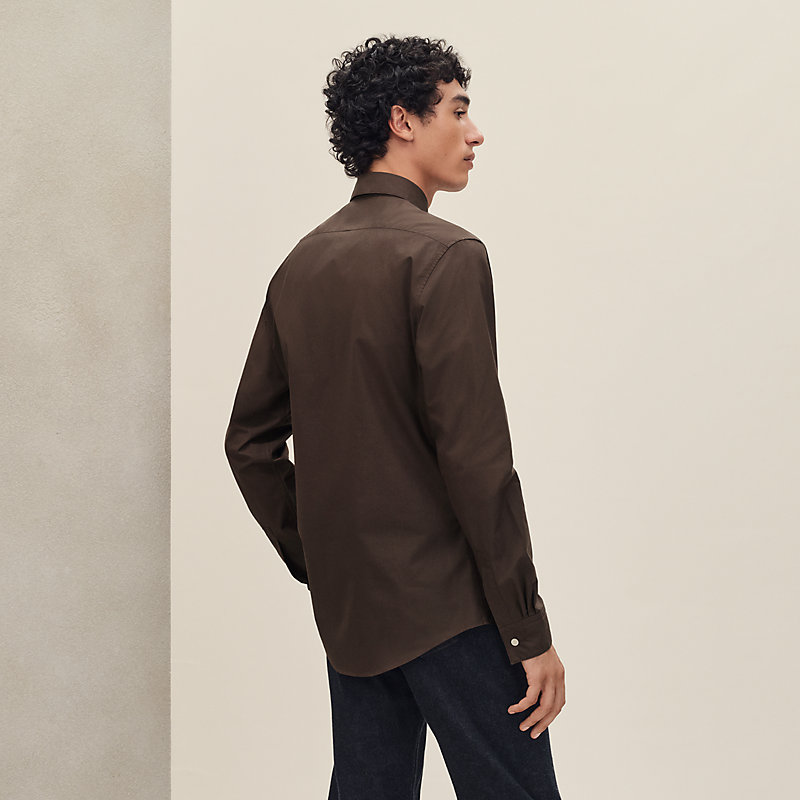 Louis衣领修身衬衫