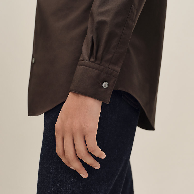 Louis衣领修身衬衫