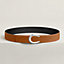Luck belt buckle & Coaching reversible leather strap 38 mm, view 2 of 3