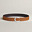 Luck belt buckle & Reversible leather strap 38 mm, view 2 of 3