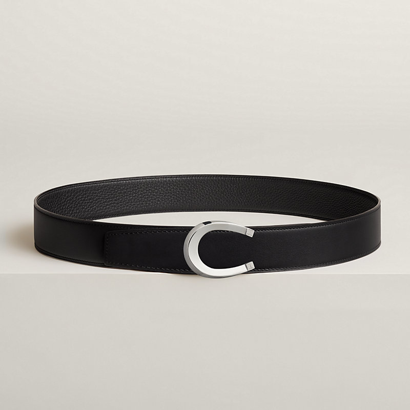 Luck belt buckle & Reversible leather strap 38 mm