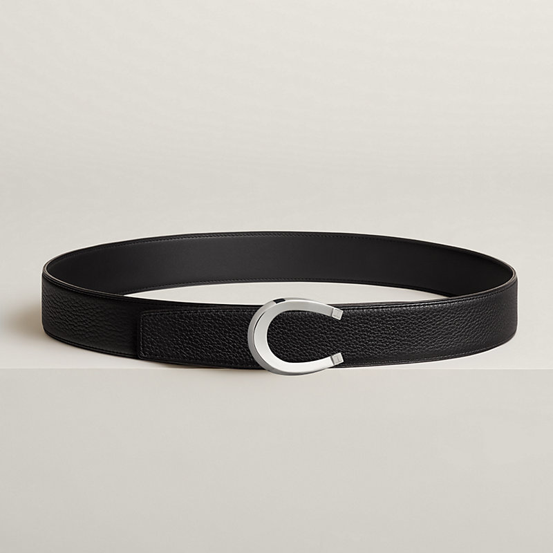 Luck belt buckle & Reversible leather strap 38 mm