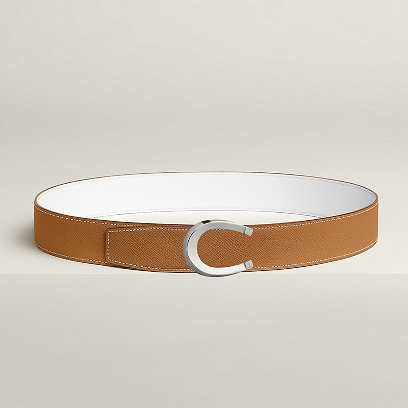 Luck belt buckle & Reversible leather strap 38 mm