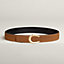 View: , Luck belt buckle & Reversible leather strap 38 mm