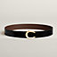 View: , Luck belt buckle & Reversible leather strap 38 mm
