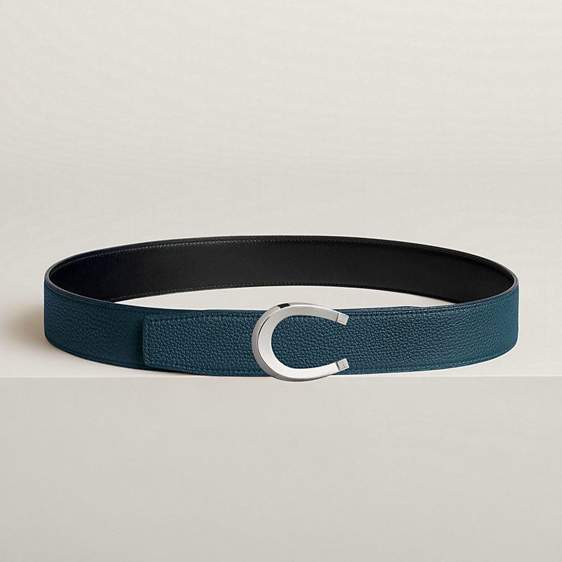 Luck belt buckle & Reversible leather strap 38 mm