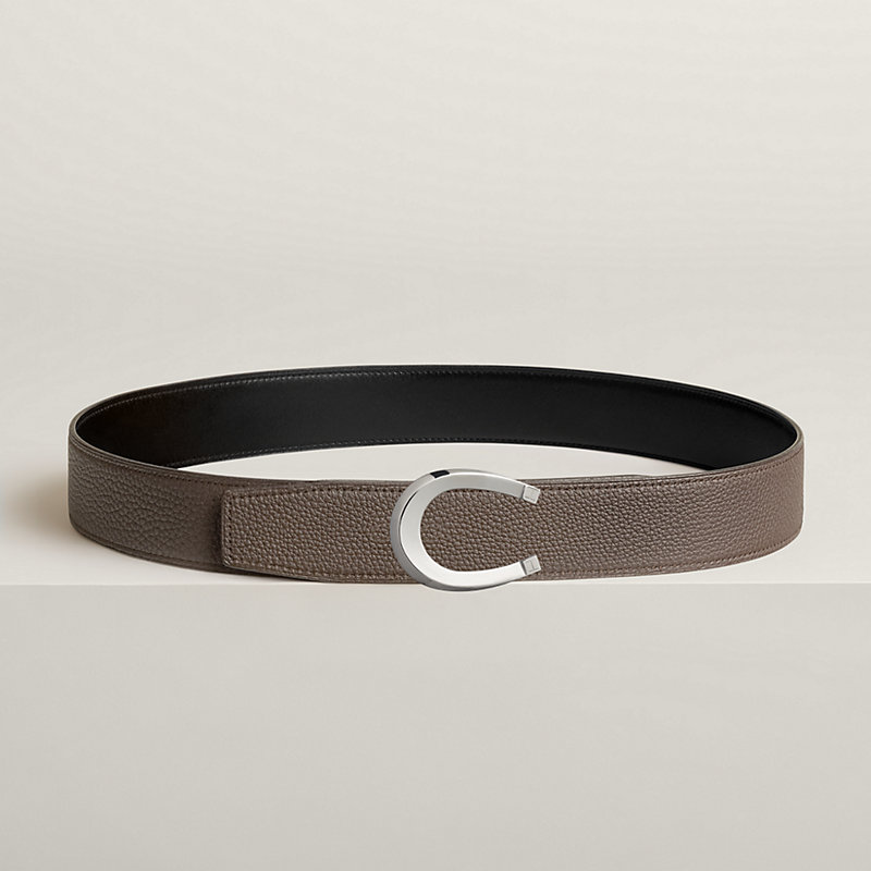 Luck belt buckle & Reversible leather strap 38 mm