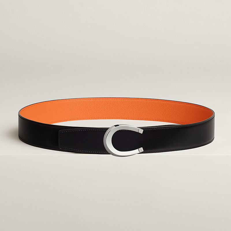 Luck belt buckle & Reversible leather strap 38 mm